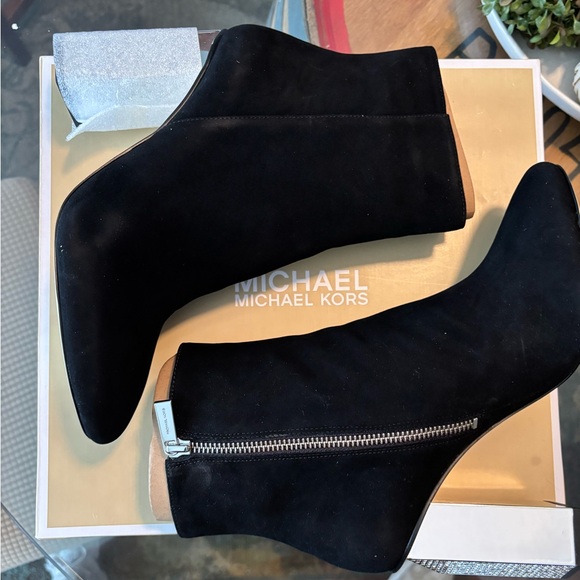 Michael Kors Petra Bootie Suede Boot - Picture 2 of 3